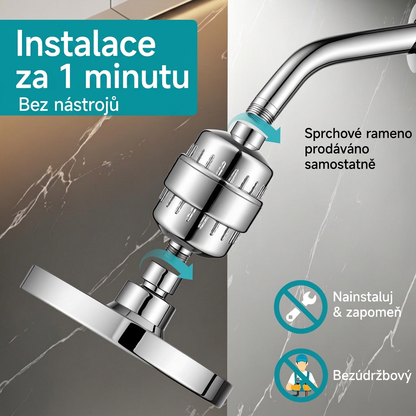 Sylena – Filtrační sprchová hlavice 20stupňová